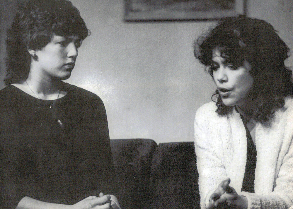 meanddanyelchildrenshour copy Danielle and Lesa Quale in The Children's Hour 1983 Ashland Sr. High