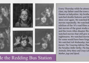 In the Redding Bus Station 1970s