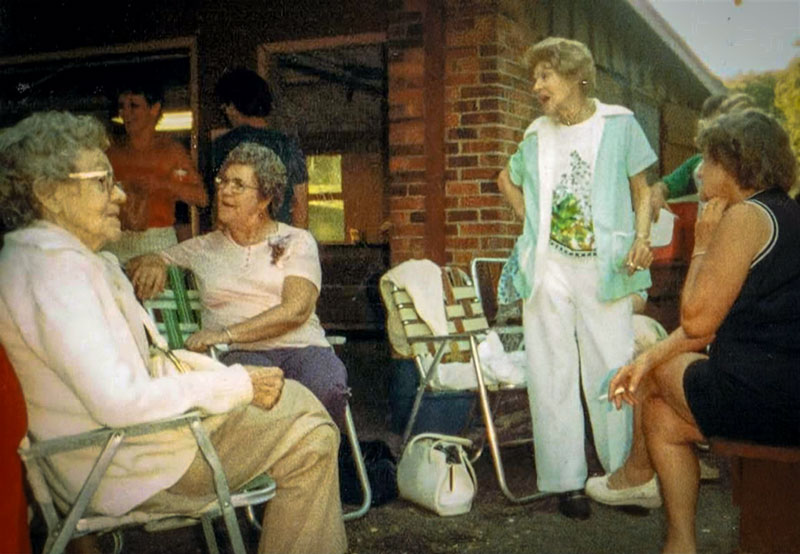 Great Aunts and Granny at the family picnic