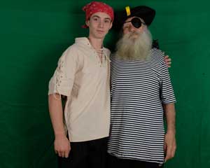 green screen old salt and bones