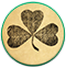 shamrock Irish shamrock imprint